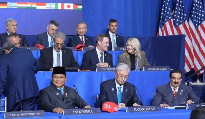 Pidato KTT Board of Peace, Presiden Trump Puji dan Sebut Tak Mau Pidato KTT Board of Peace, Presiden Trump Puji dan Sebut Tak Mau