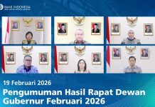 Rapat Gubernur BI Februari 2026, Pertahankan BI Rate 4,75%, Bunga Deposit 3,75%