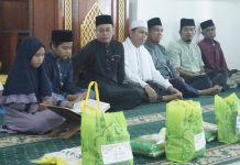 Safari Ramadan Bupati dan Wakil Bupati di Desa Persing Singkep Pesisir Safari Ramadan