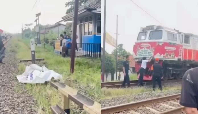 Tewas Tersambar Kereta di Batang Jateng Tewas Tersambar Kereta di Batang Jateng