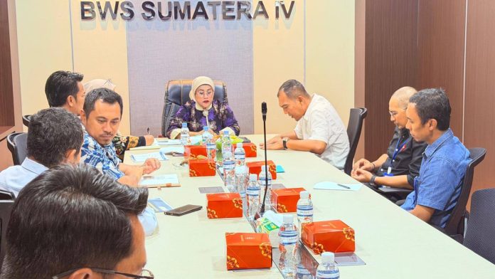 Wabup Lingga Lakukan Koordinasi ke Balai Wilayah Sungai Sumatera IV