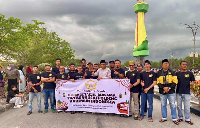 Yayasan Scaffolding Karimun Indonesia bersama Wakil Bupati Karimun Rocky