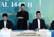 Menteri Agama Tetapkan Idul Fitri 1 Syawal 1447 H Pada Sabtu 21 Maret 2026 Menteri Agama Tetapkan Idul Fitri 1 Syawal 1447 H Pada Sabtu 21 Maret 2026