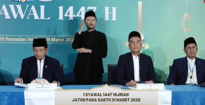 Menteri Agama Tetapkan Idul Fitri 1 Syawal 1447 H Pada Sabtu 21 Maret 2026