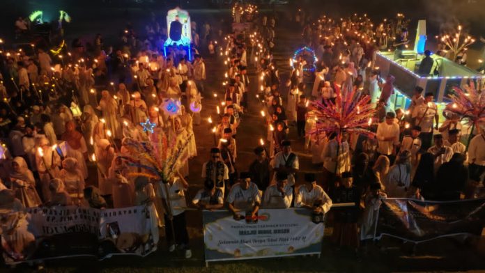Nyala Obor Iringi Takbir Idul Fitri 2026, Bupati