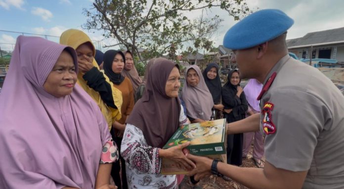Siswa Polisi Angkatan 55, Zulhamsyah Putra Berbagi Berkah Ramadhan di Tanjungpinang