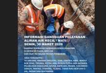 Info Gangguan Perbaikan Kebocoran Pipa depan SP Plaza Batuaji Air Batam Hilir menginformasikan, dampak pekerjaan perbaikan kebocoran pipa di Depan SP Plaza, Batu Aji dan saat ini dalam proses perbaikan.