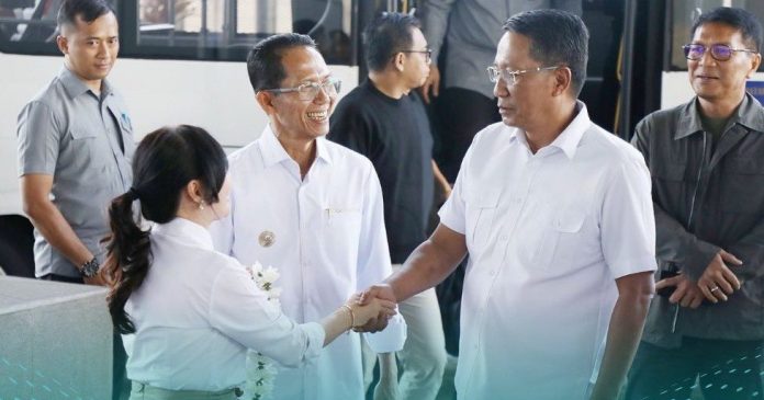 Amsakar-Li Claudia Sambut Kunjungan Menteri Hukum Supratman di Batam