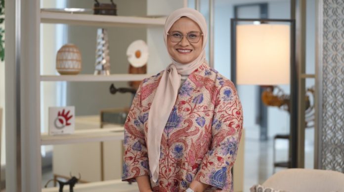 Direktur Utama Telkom Dian Siswarini dan Hari Kartini Direktur Utama Telkom Dian Siswarini
