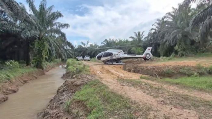 Kecelakaan Helikopter Jatuh di Sekadau