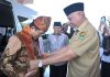 Mahyeldi Sambut Menteri Agama dengan Adat Minangkabau di Bandara Mahyeldi Sambut Menteri Agama dengan Adat Minangkabau di Bandara