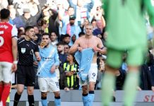 Manchester City Sementara Unggul 2-1 dari Arsenal, Selisih Poin Jadi 3 Angka Manchester City Sementara Unggul 2-1 dari Arsenal