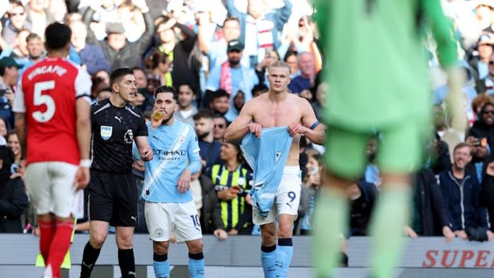 Manchester City Sementara Unggul 2-1 dari Arsenal
