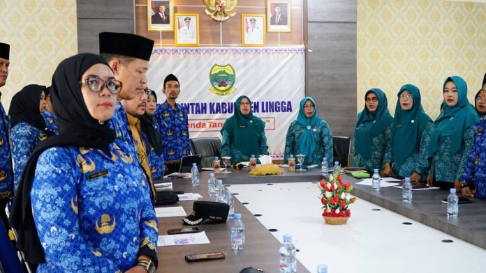 PKK Lingga Matangkan Kampung CERIA dan Lomba Vlog Jelang Hari Posyandu Nasional 2026