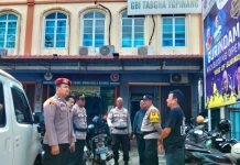 Polresta Tanjungpinang Kawal Ibadah Jumat Agung 2026, Ratusan Jemaat Beribadah Aman dan Khidmat