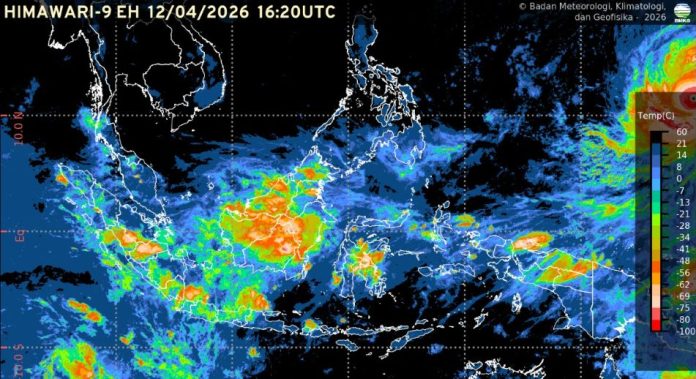 Prakiraan Cuaca 13-16 April 2026, Waspadai Peningkatan Hujan Sedang hingga Lebat Prakiraan Cuaca 13-16 April 2026, Waspadai Peningkatan Hujan Sedang hingga Lebat