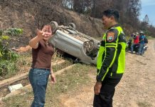 Quick Respon Polsek Nongsa, Mobil Terbalik Akibat Pecah Ban di Jalan Hasanuddin Quick Respon Polsek Nongsa, Mobil Terbalik Akibat Pecah Ban di Jalan Hasanuddin