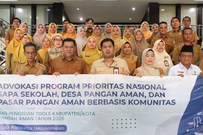 Sekda Bintan Buka Advokasi Program Nasional Keamanan Pangan Tahun 2026