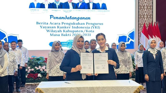 Sinta Aneng Hadiri Pengukuhan Pengurus YKI