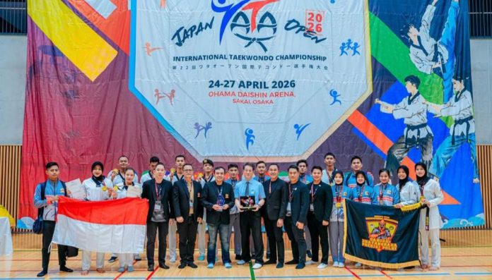 Tim Taekwondo Garbha Presisi Polri sukses meraih gelar Juara Umum