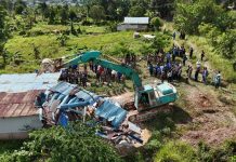 Tim Terpadu Kota Batam Tertibkan 23 Bangunan Ilegal di Kurahan Sei Binti Tim Terpadu Kota Batam Tertibkan 23 Bangunan Ilegal di Kurahan Sei Binti