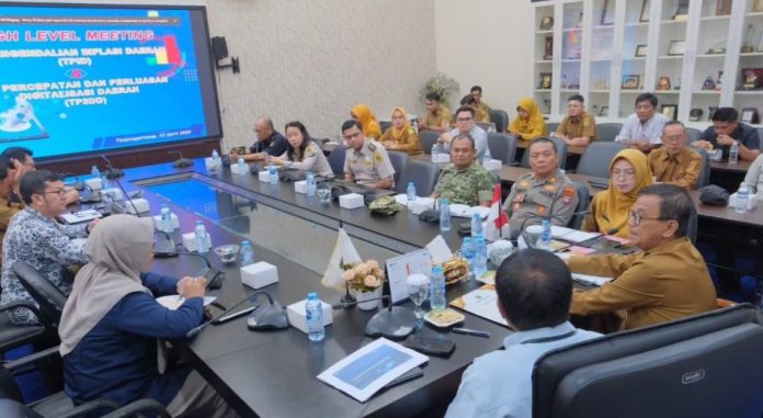 Wakil Wali Kota Tanjungpinang Raja Ariza Pimpin High Level Meeting Tim Pengendalian Inflasi Daerah