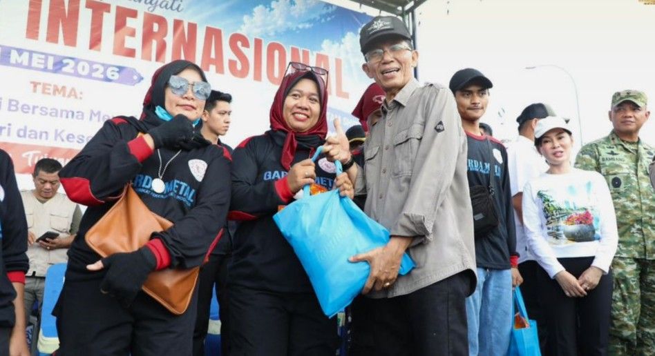 Amsakar menyampaikan apresiasi kepada para buruh di Batam