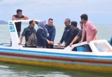 Bupati Lingga Tinjau Lokasi Budidaya Rumput Laut di Desa Limbung, Jadi Percontohan Nasional Budidaya Rumput Laut Lingga
