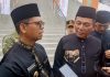 Soft Launching MPP Karimun, Gubernur Kepri Ingatkan Pentingnya Melanjutkan Program Pemimpin Sebelumnya Gubernur Kepulauan Riau Ansar Ahmad, didampingi oleh Bupati Karimun, Iskandarsyah,
