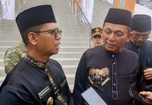 Soft Launching MPP Karimun, Gubernur Kepri Ingatkan Pentingnya Melanjutkan Program Pemimpin Sebelumnya Gubernur Kepulauan Riau Ansar Ahmad, didampingi oleh Bupati Karimun, Iskandarsyah,