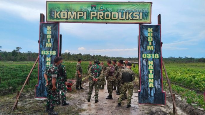 Jadi Percontohan, Pangkogabwilhan I Kunto Arief Tinjau Kompi Produksi Kodim Natuna
