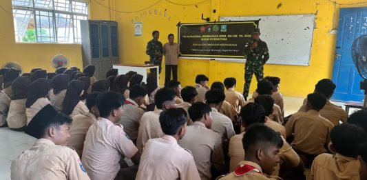Kodim 0318 Natuna Gelar Penyuluhan Wawasan Kebangsaan di SMA 1 Siantan Utara