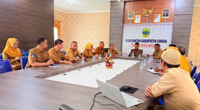 Libatkan Seluruh OPD, Pemkab Lingga Matangkan Pendataan Sekolah Rakyat