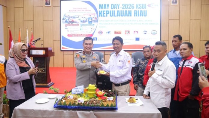 May Day 2026, KSBSI dan Polda Kepri Perkuat Edukasi Hak Buruh dan Keselamatan Lalu Lintas