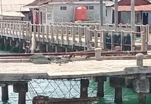 Pelabuhan Tambat Nelayan Mentigi Rusak Parah, Warga Khawatir Ancam Keselamatan Anak-anak Pelabuhan Tanjunguban