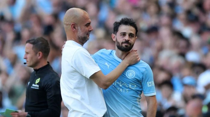 Pep Guardiola dan Bernardo Silva Menangis di Manchester City