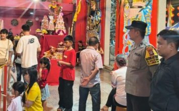 Polsek Lubuk Baja Kawal Perayaan Dewi Bahari Mazu di Vihara Dewi Batam Polsek Lubuk Baja Kawal Perayaan Dewi Bahari Mazu di Vihara Dewi Batam