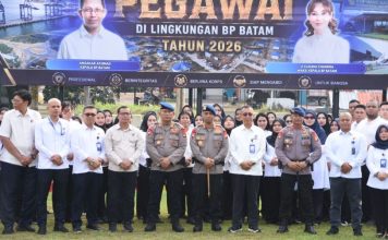 Satbrimob Polda Kepri Gembleng 676 Pegawai BP Batam Lewat Diklat Pembentukan Karakter Satbrimob Polda Kepri