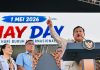 Prabowo Sahkan Keppres Satgas Mitigasi PHK, Tegaskan Negara Hadir Lindungi Buruh Satgas Mitigasi PHK May Day 2026 di Monas Jakarta