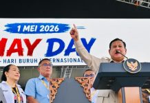 Prabowo Sahkan Keppres Satgas Mitigasi PHK, Tegaskan Negara Hadir Lindungi Buruh Satgas Mitigasi PHK May Day 2026 di Monas Jakarta