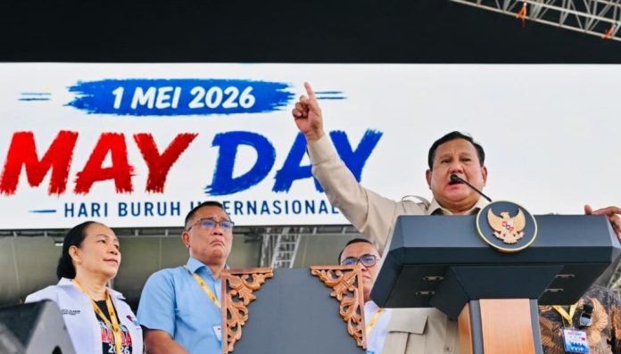 Satgas Mitigasi PHK May Day 2026 di Monas Jakarta