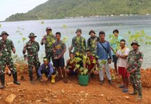 TMMD ke-128 Anambas, TNI dan Warga Tanam Kemiri di Jalur Penghubung Mubur Kecil–Bayat TMMD ke-128 Anambas, TNI dan Warga Tanam Kemiri di Jalur Penghubung Mubur Kecil–Bayat