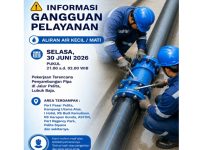 Air Batam Hilir Umumkan Gangguan Suplai Air di Kawasan Pelita, Warga Diimbau Tampung Air Air Batam Hilir Umumkan Gangguan Suplai Air di Kawasan Pelita, Warga Diimbau Tampung Air
