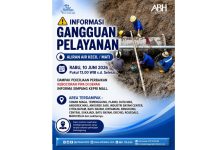 Info Gangguan Air Batam Dampak Perbaikan Pipa depan Informa Simpang Kepri Mall Kebocoran Pipa di Kepri Mall