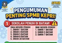 Pengumuman SPMB Kepri 2026, Berikut SMAN dan SMKN Batam Penuh Daya Tampung Pengumuman SPMB Kepri 2026, Berikut SMAN dan SMKN Batam Penuh Daya Tampung