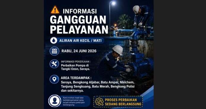 Perbaikan Pipa air di Seraya Atas Perbaikan Pipa air di Seraya Atas