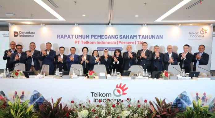 Telkom Tebar Dividen Rp21,9 Triliun, RUPST Pertahankan Direksi dan Setujui Buyback Rp4 Triliun Telkom Tebar Dividen Rp21,9 Triliun, RUPST Pertahankan Direksi dan Setujui Buyback Rp4 Triliun