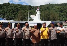 Tepung Tawar Sambut Kapal Patroli Baru di Anambas, Wujud Penguatan Keamanan Laut dan Kepedulian Kapolda Kepri