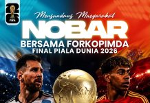 Dukung Argentina di Final Piala Dunia 2026, Bupati Karimun Gelar Nobar di Rumah Dinas