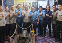 Perkuat Sinergi TNI-Polri, Danlanal Tarempa Sambut Kunjungan Kerja Kapolres Anambas Danlanal Tarempa Sambut Kunjungan Kerja Kapolres Anambas